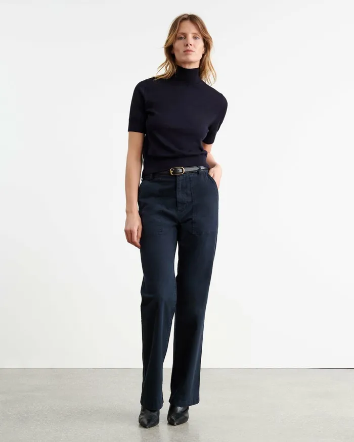 Women Pants and Shorts Nili Lotan GABY PANT Bone