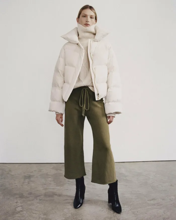 Women Pants and Shorts Nili Lotan KIKI SWEATPANT Chalk