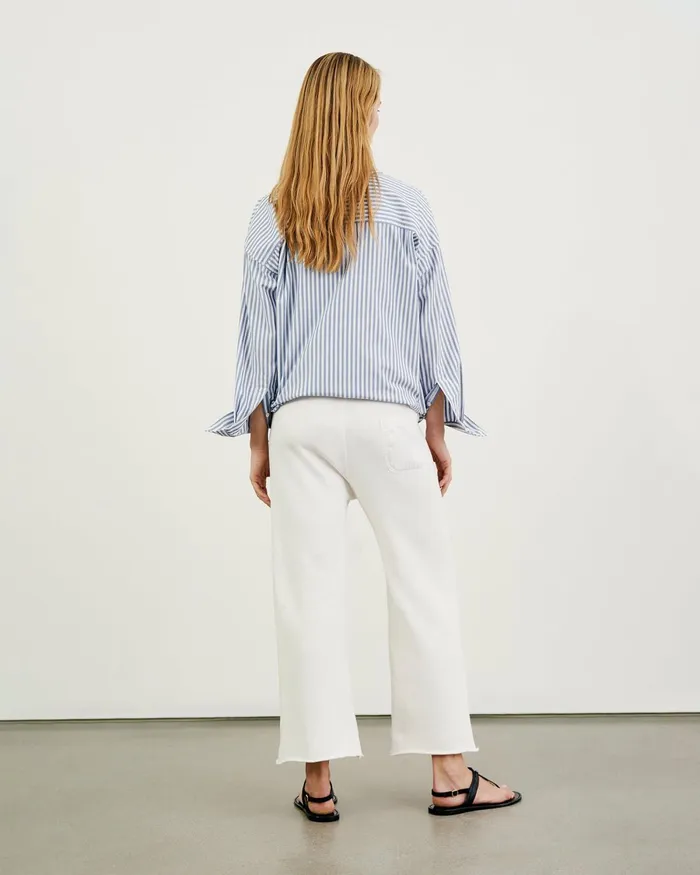 Women Pants and Shorts Nili Lotan KIKI SWEATPANT Chalk