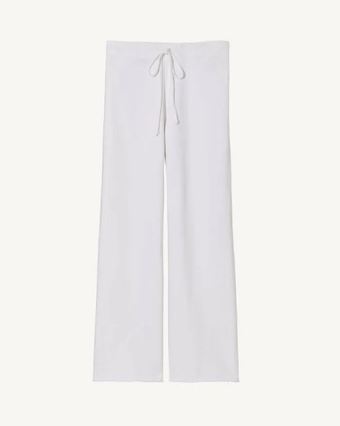 Women Pants and Shorts Nili Lotan KIKI SWEATPANT Chalk