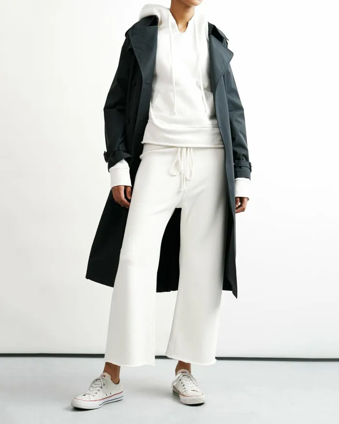 Women Pants and Shorts Nili Lotan KIKI SWEATPANT Chalk