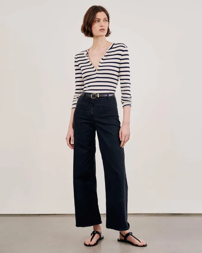 Women Pants and Shorts Nili Lotan MEGAN PANT Bone