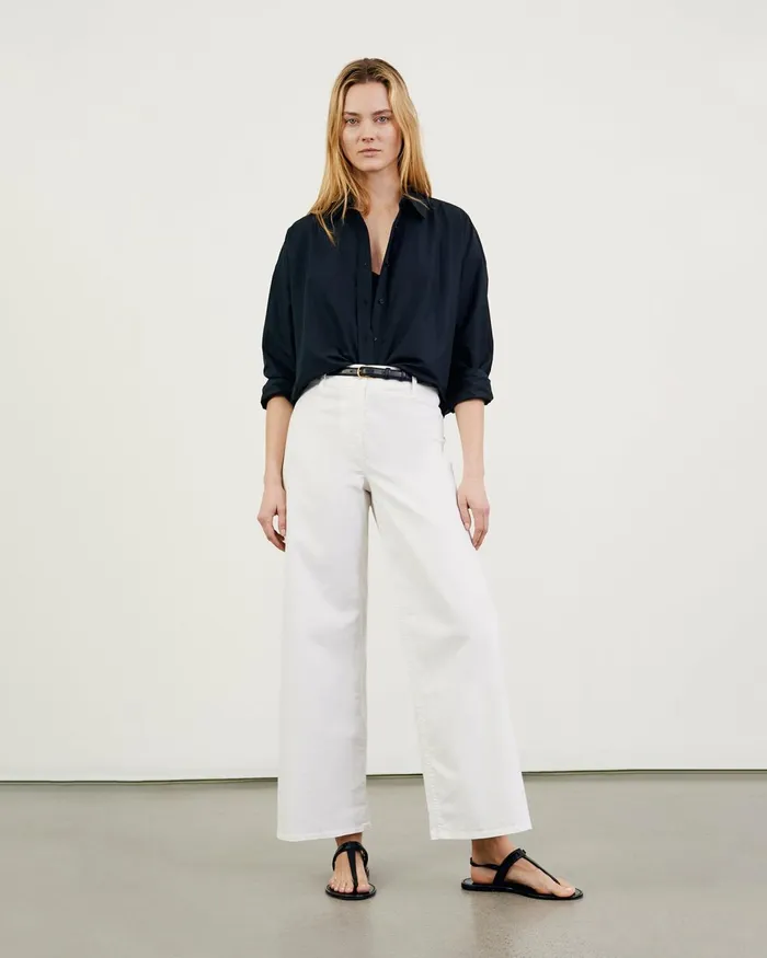 Women Pants and Shorts Nili Lotan MEGAN PANT Bone