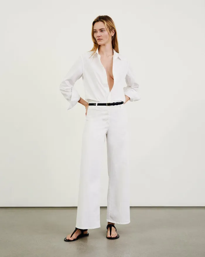 Women Pants and Shorts Nili Lotan MEGAN PANT Bone