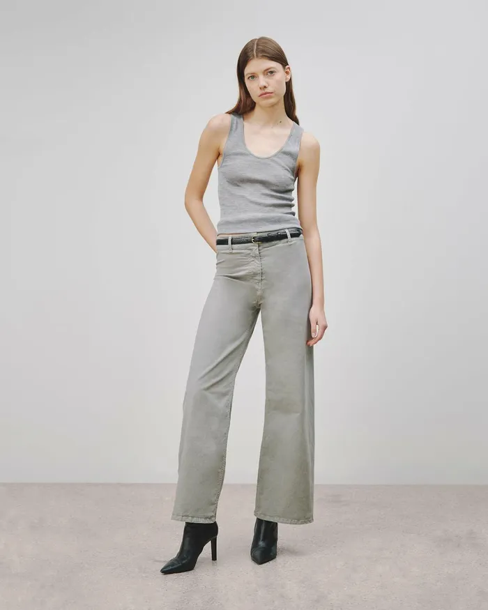 Women Pants and Shorts Nili Lotan MEGAN PANT Bone