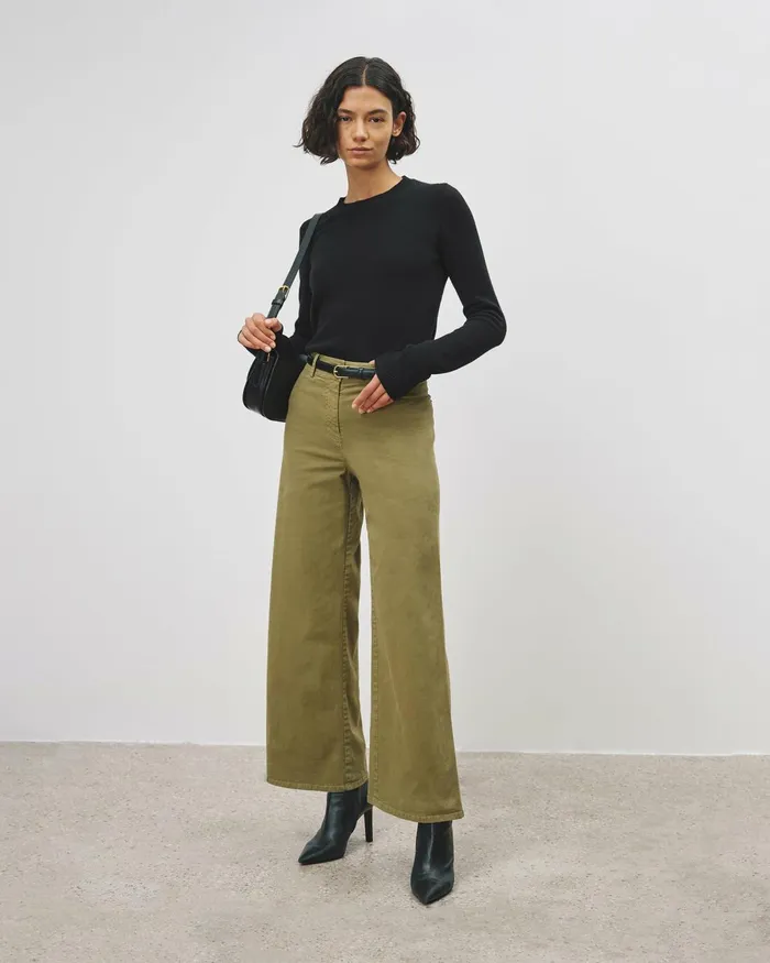 Women Pants and Shorts Nili Lotan MEGAN PANT Bone