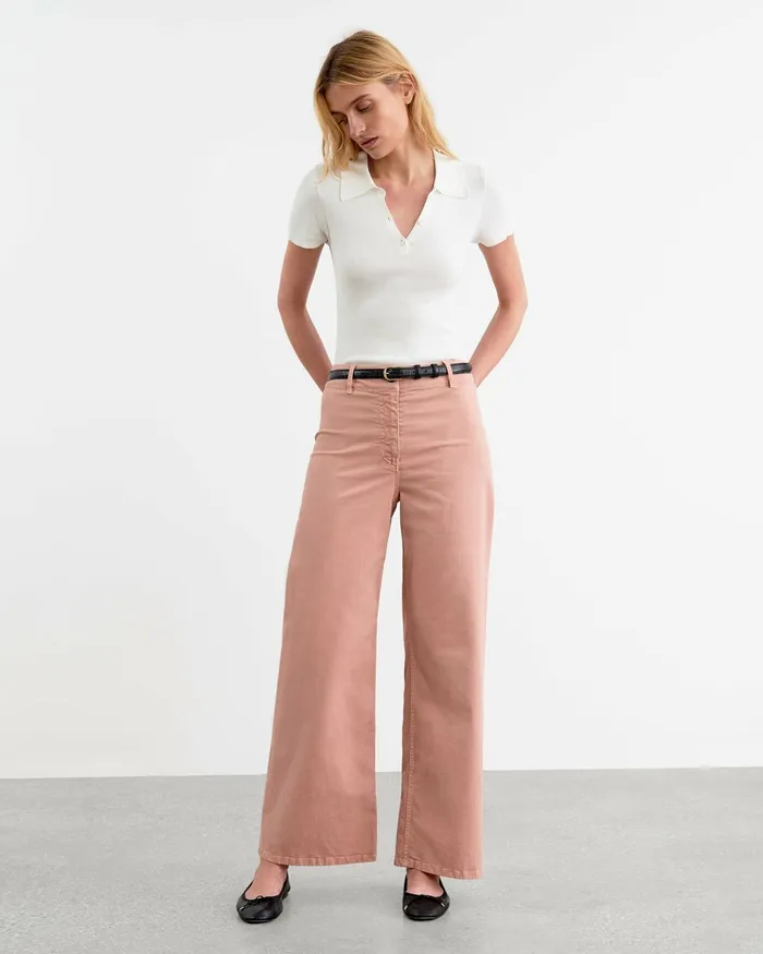 Women Pants and Shorts Nili Lotan MEGAN PANT Bone