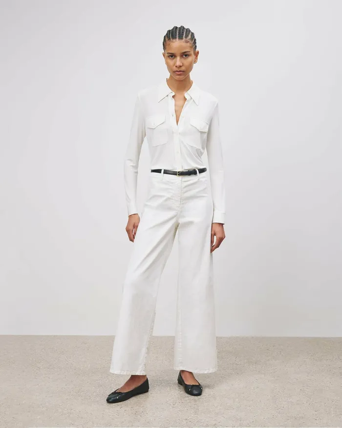 Women Pants and Shorts Nili Lotan MEGAN PANT Bone