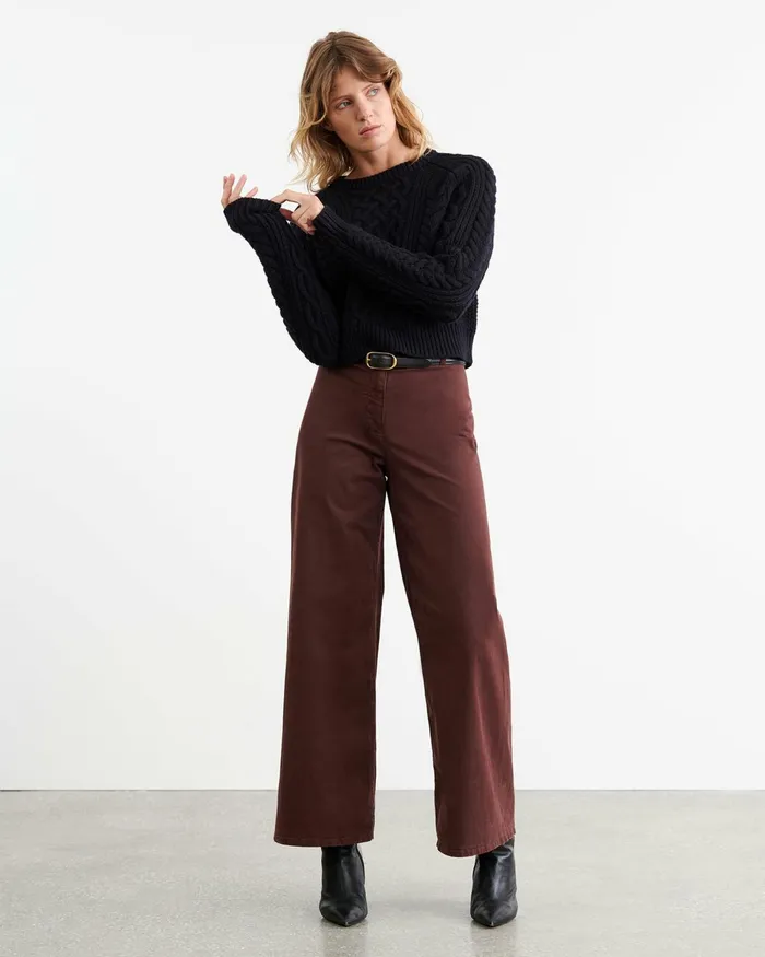 Women Pants and Shorts Nili Lotan MEGAN PANT Bone