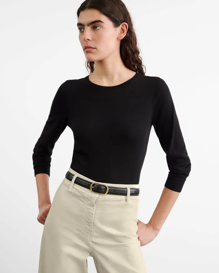 Women Pants and Shorts Nili Lotan MEGAN PANT Bone
