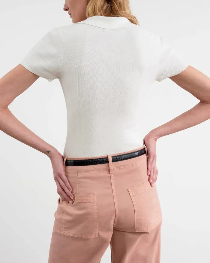 Women Pants and Shorts Nili Lotan MEGAN PANT Bone