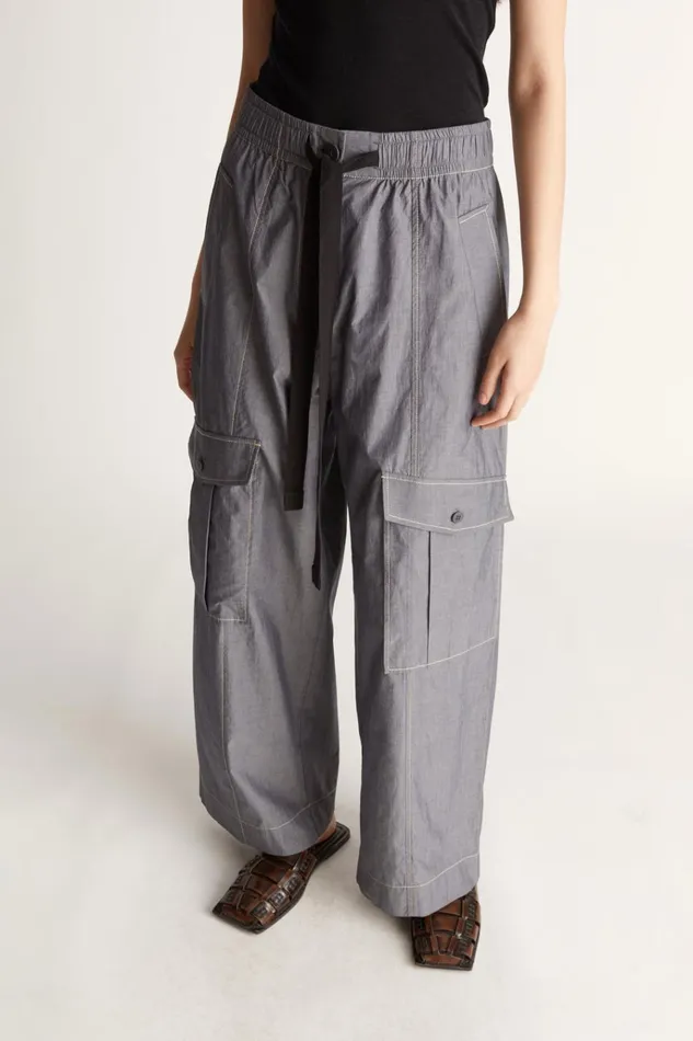 Women Pants And Shorts Lee Mathews Harriet Relaxed Pant Charcoal