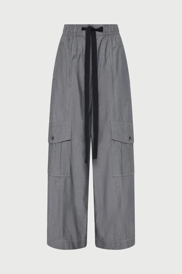 Women Pants And Shorts Lee Mathews Harriet Relaxed Pant Charcoal