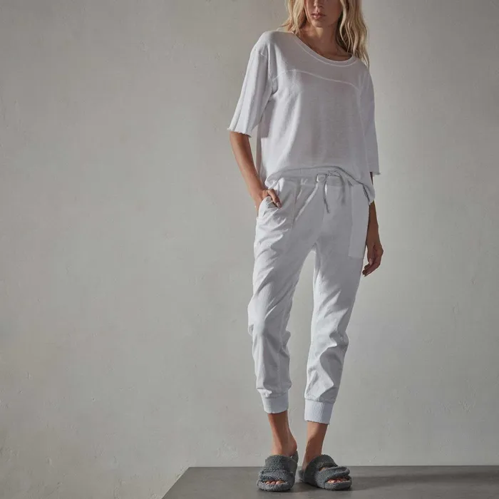 Women PantsDenim James Perse Mixed Media Pant White
