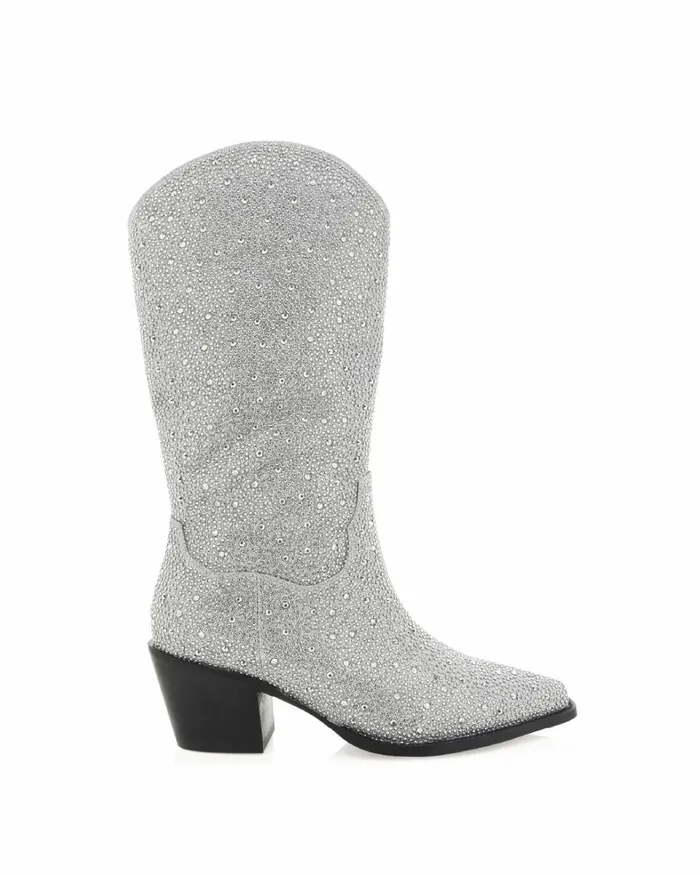 Women Party Heels Billini DUA 8211 SILVER RHINESTONE 8211 Boots 8211 BILLINI USA