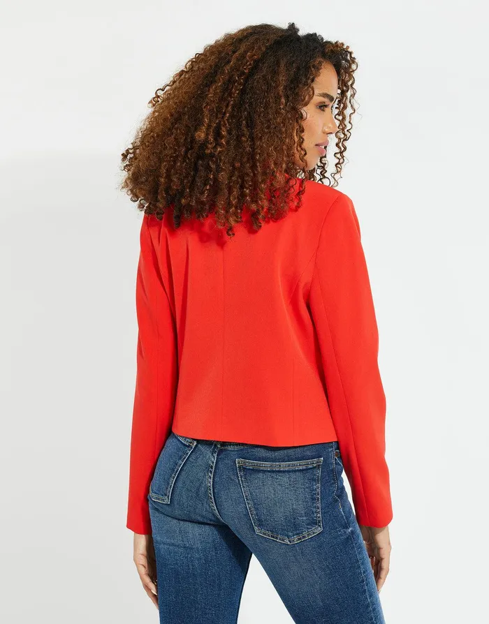 Women Red Cropped Blazer Red Threadbare Blazers Women Red Cropped Blazer Red Threadbare Blazers