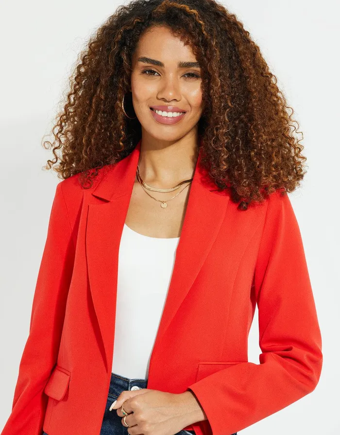 Women Red Cropped Blazer Red Threadbare Blazers Women Red Cropped Blazer Red Threadbare Blazers