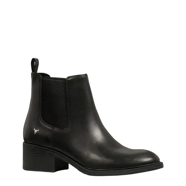 Women Replace Black Leather Boots Windsor Smith Boots
