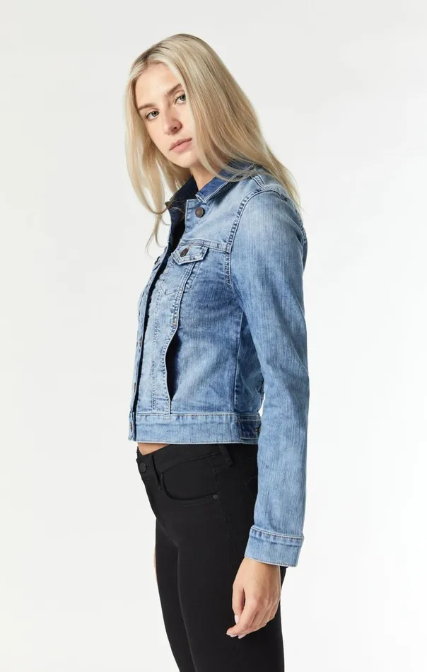 Women Samantha Jean Jacket In Bleach Random Nolita Mavi Jeans Jackets Women Samantha Jean Jacket In Bleach Random Nolita Mavi Jeans Jackets