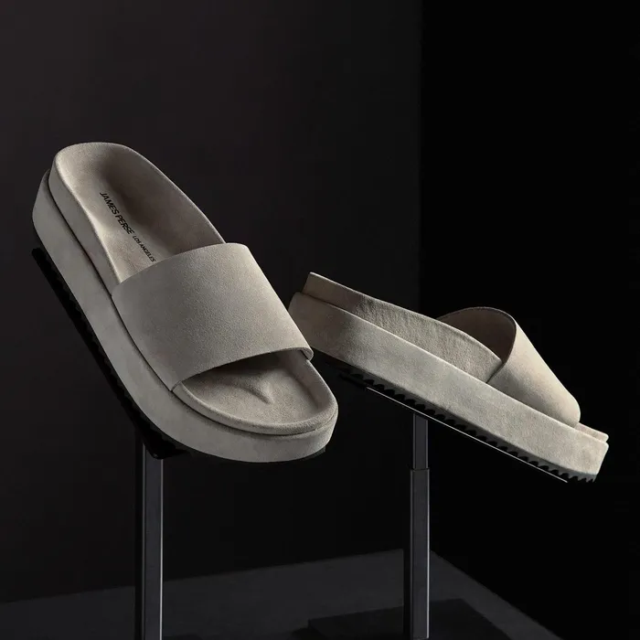 Women Sandals James Perse Women039S Single Strap Platform Slide Earth