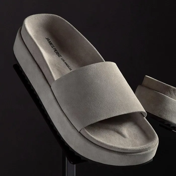Women Sandals James Perse Women039S Single Strap Platform Slide Earth