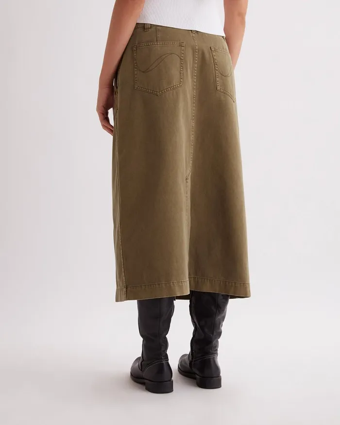 Women Saturdays NYC Skirts Tiffany Midi Skirt Darkearth Women Saturdays NYC Skirts Tiffany Midi Skirt Darkearth