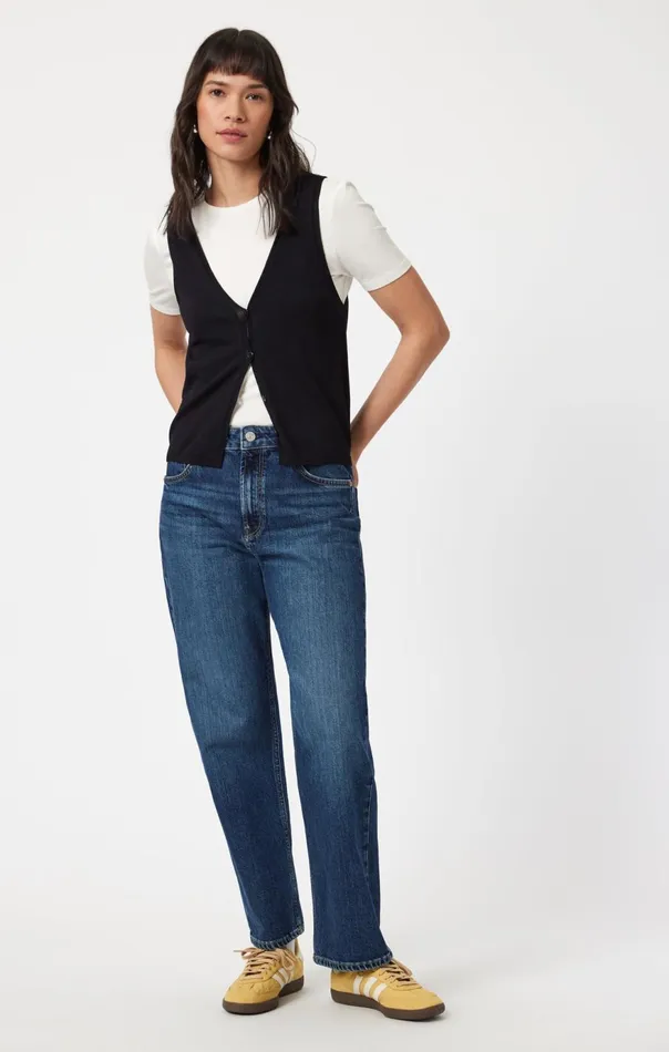 Women Savannah Straight Leg In Mid Classic Blue Mavi Jeans Denim
