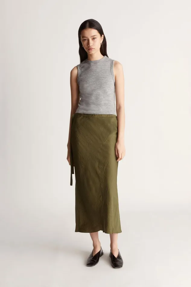 Women Skirts Lee Mathews Eden Skirt Khaki