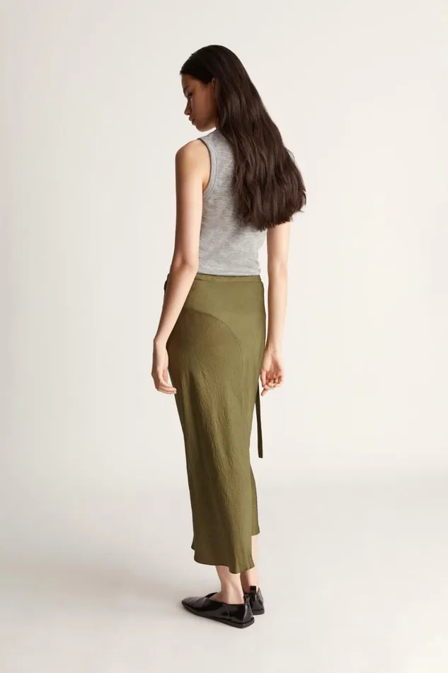 Women Skirts Lee Mathews Eden Skirt Khaki