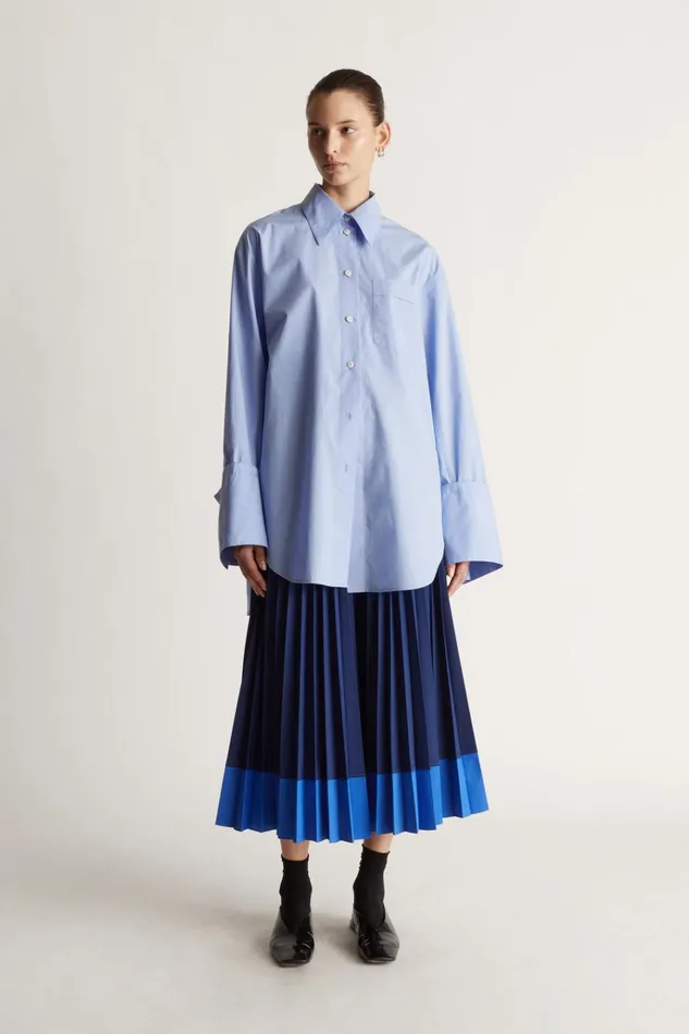 Women Skirts Lee Mathews Peyton Pleated Skirt Peyton