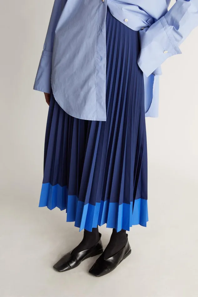 Women Skirts Lee Mathews Peyton Pleated Skirt Peyton