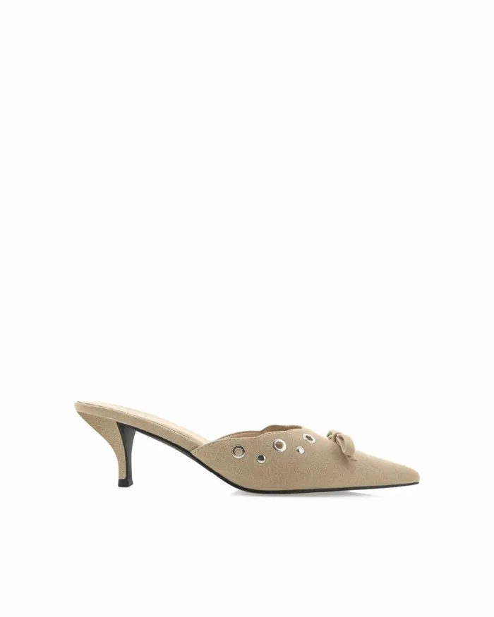 Women Stiletto Heels Billini ELIO 8211 LIGHT TAUPE SUEDE