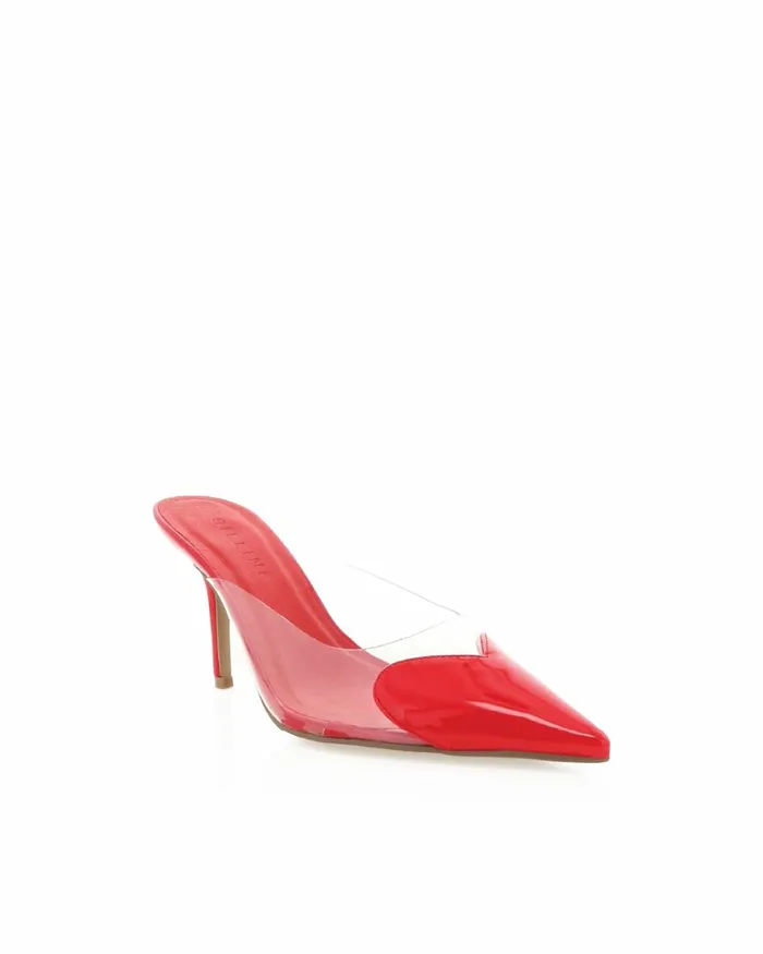 Women Stiletto Heels Billini KARESS 8211 CHILLI PATENTCLEAR
