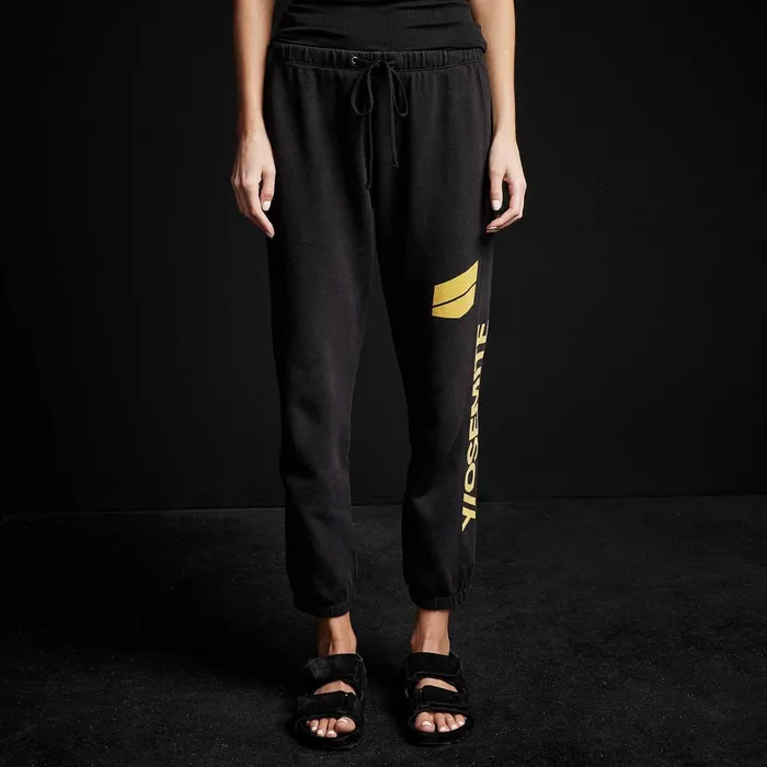 Women Sweat TopsBottoms James Perse French Terry Sweatpant Black