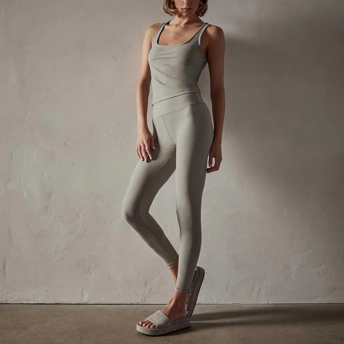 Women Sweat TopsBottoms James Perse High Rise Yoga Legging Olympic Grey