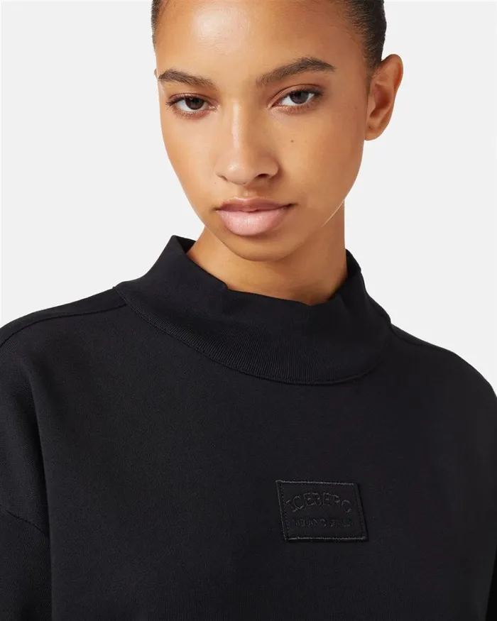 Women SWEATSHIRTS Iceberg Cotton Sweatshirt With Logo Women SWEATSHIRTS Iceberg Cotton Sweatshirt With Logo