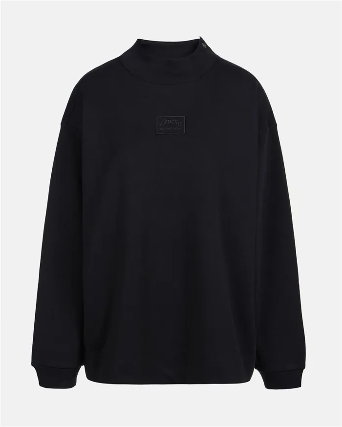 Women SWEATSHIRTS Iceberg Cotton Sweatshirt With Logo Women SWEATSHIRTS Iceberg Cotton Sweatshirt With Logo