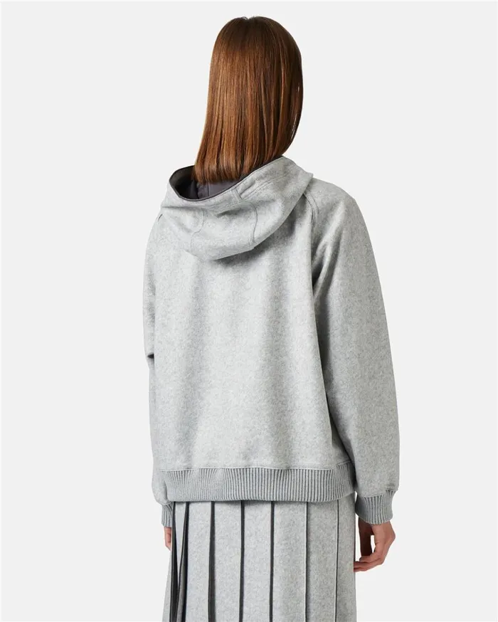 Women SWEATSHIRTS Iceberg Melange Hooded Sweatshirt Women SWEATSHIRTS Iceberg Melange Hooded Sweatshirt