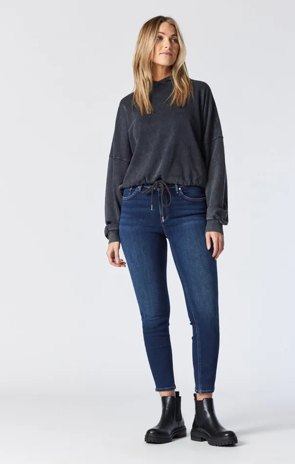 Women Tess Skinny Jeans In Dark Indigo Shape Mavi Jeans Denim