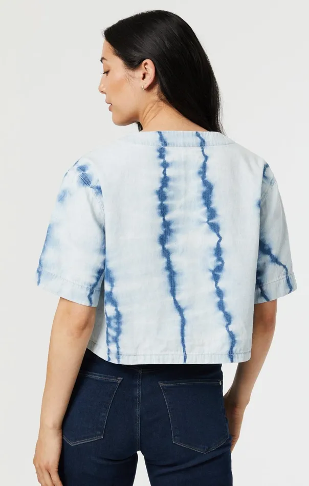 Women Tie Dye Shirt In Indigo Mavi Jeans Shirts Women Tie Dye Shirt In Indigo Mavi Jeans Shirts