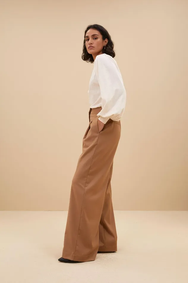 Women Tops and Shirts Bybar Jojo Jersey Top Oyster Melee Women Tops and Shirts Bybar Jojo Jersey Top Oyster Melee