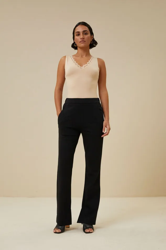 Women Tops and Shirts Bybar Lace Singlet Nude