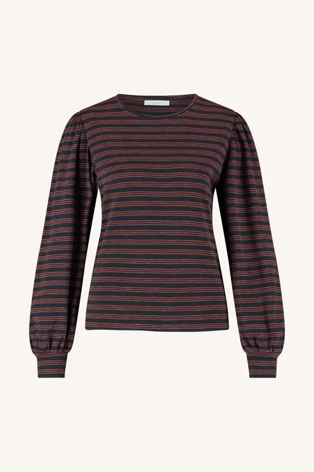Women Tops and Shirts Bybar Made Irregular Stripe Top Midnight Women Tops and Shirts Bybar Made Irregular Stripe Top Midnight