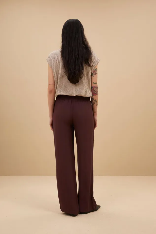 Women Tops and Shirts Bybar Tobi Thin Stripe Top Pecan Women Tops and Shirts Bybar Tobi Thin Stripe Top Pecan