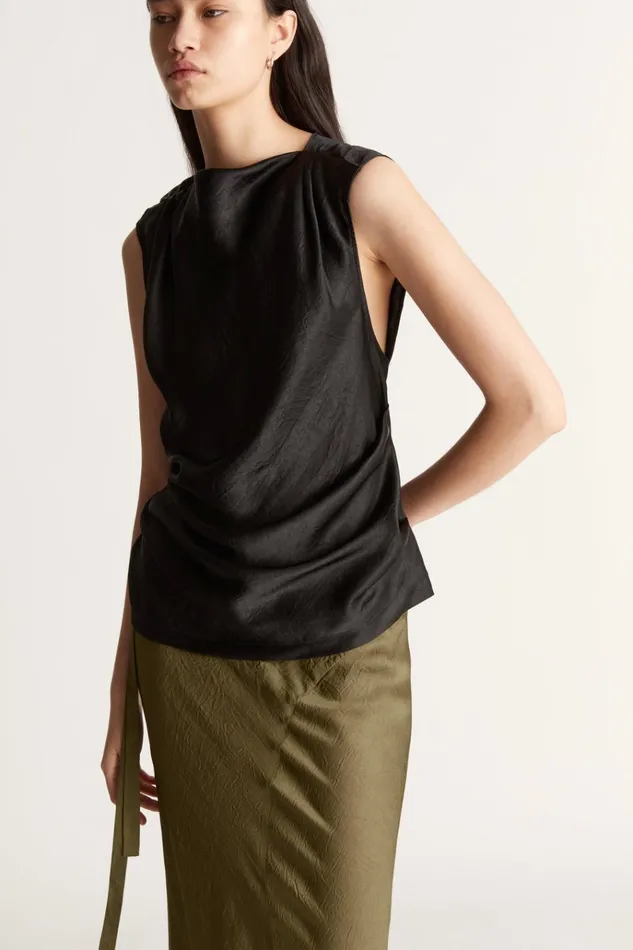 Women Tops And Shirts Lee Mathews Eden Blouse Black Women Tops And Shirts Lee Mathews Eden Blouse Black