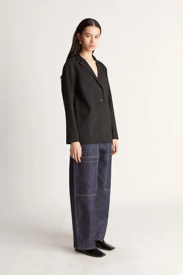 Women Tops And Shirts Lee Mathews Mortimer Shirt Black
