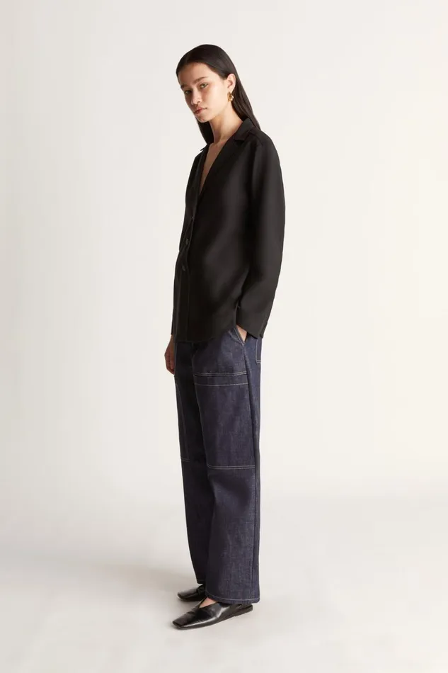 Women Tops And Shirts Lee Mathews Mortimer Shirt Black