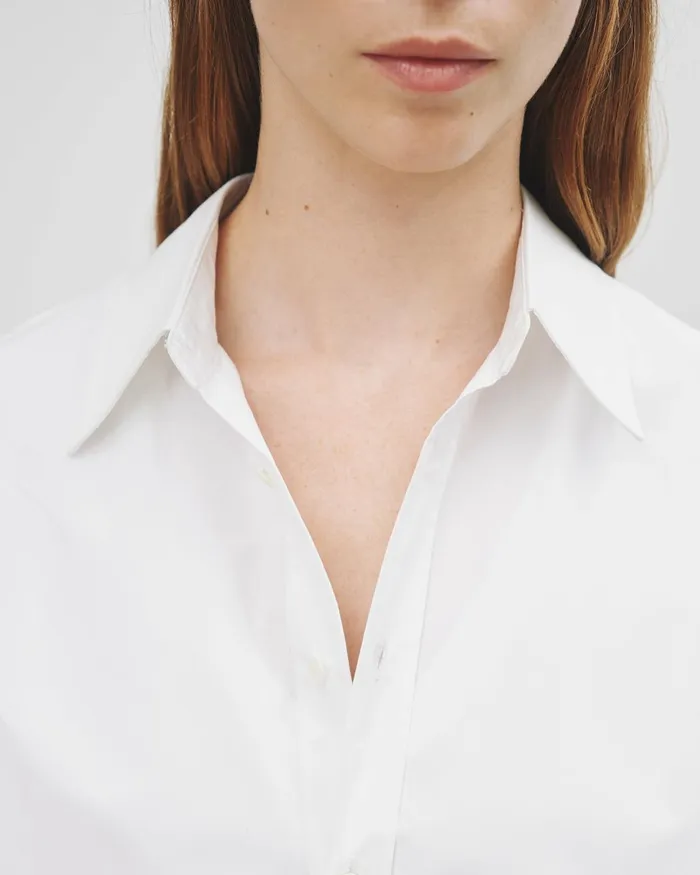 Women Tops Nili Lotan RAPHAEL SHIRT Black