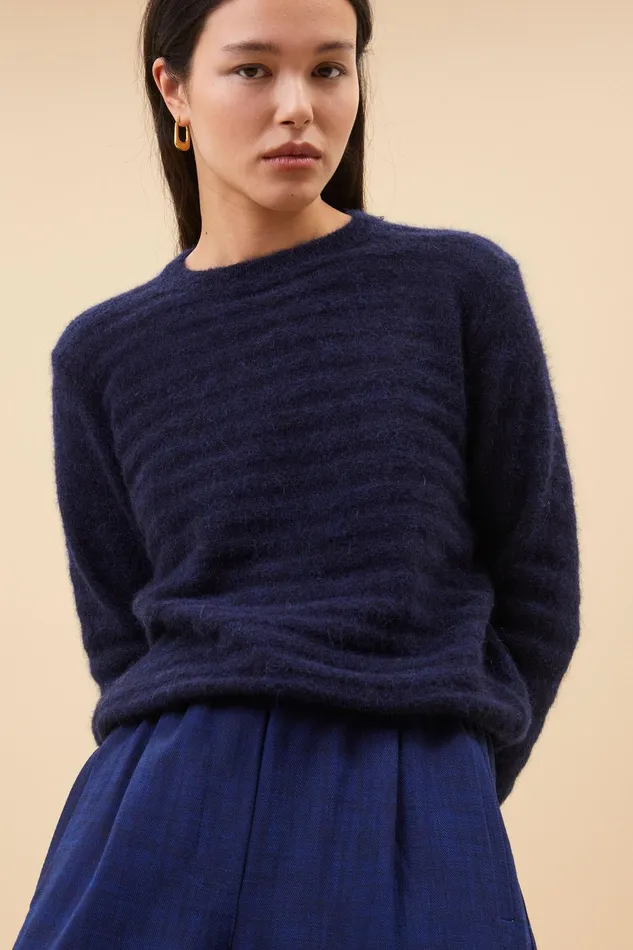 Women Trousers Bybar Benji Twill Pants Kingsblue