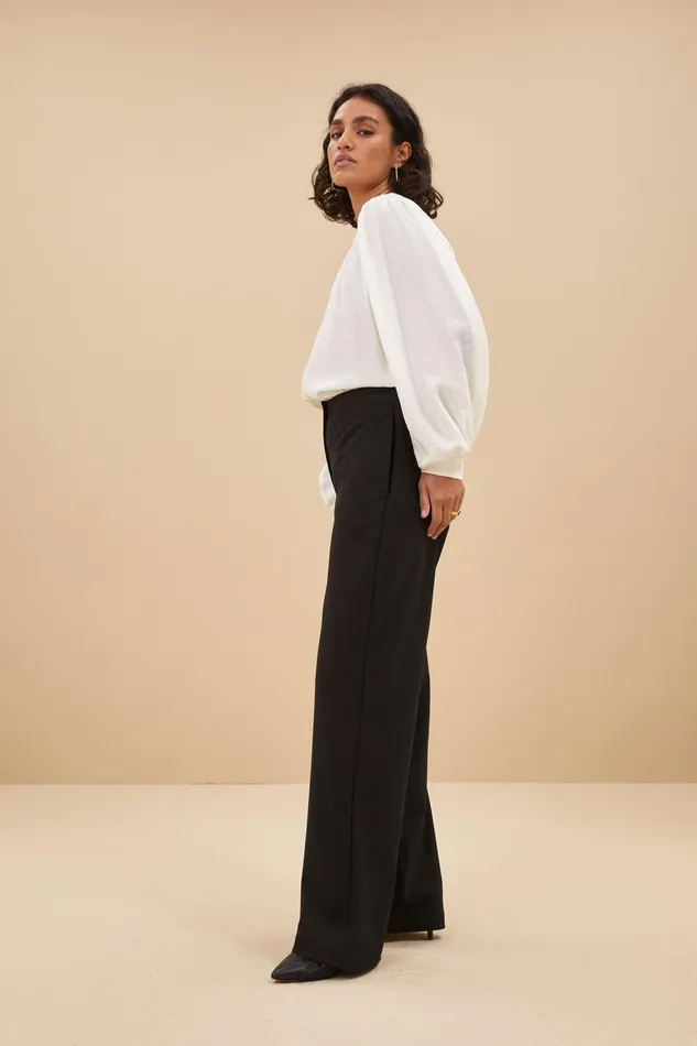 Women Trousers Bybar Odin Classy Pants Jet Black